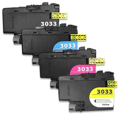 Brother LC3033 4-Pack Compatible Ink Cartridges Carrotink.com
